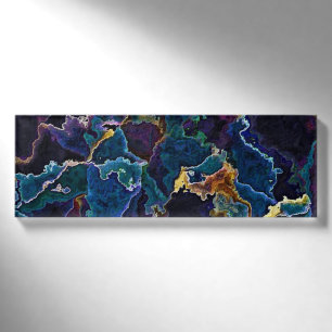 Oil Slick Name Tag