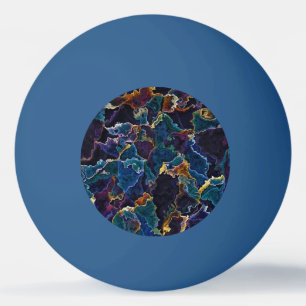 Oil Slick  Ping Pong Ball