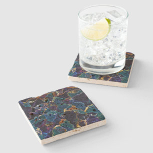 Oil Slick  Stone Coaster