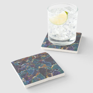 Oil Slick Stone Coaster