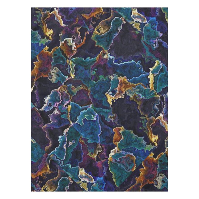 Oil Slick  Tablecloth (Front)