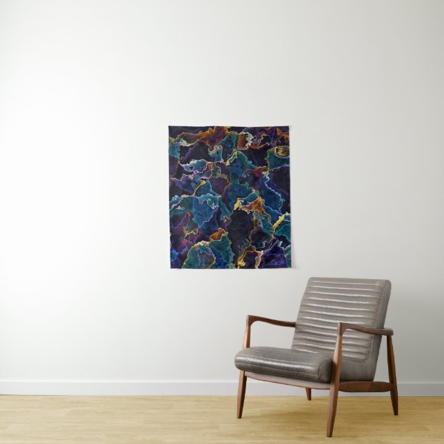 Oil Slick  Tapestry (In Situ)