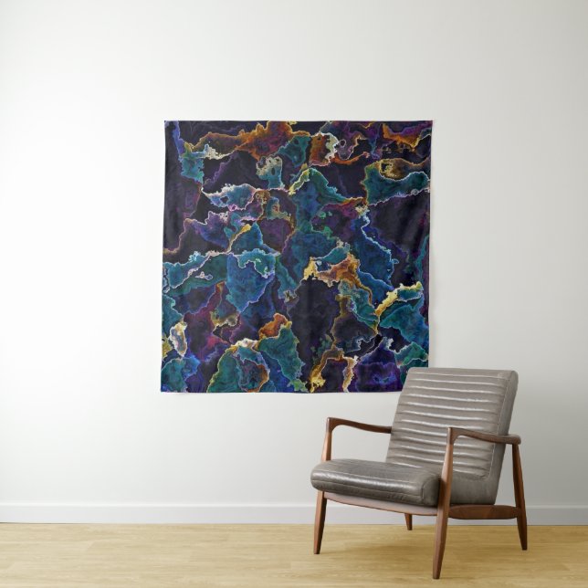 Oil Slick  Tapestry (In Situ)