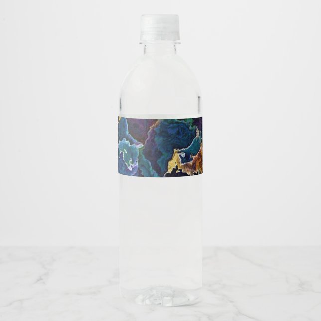 Oil Slick   Water Bottle Label (Front)