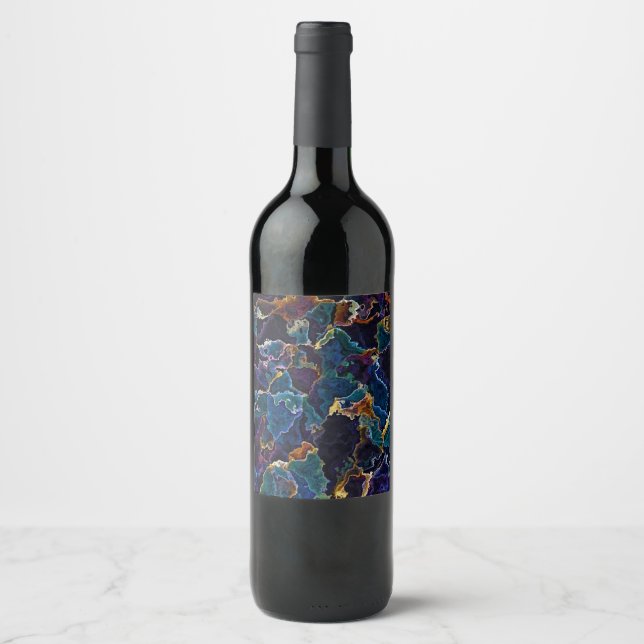 Oil Slick  Wine Label (Front)