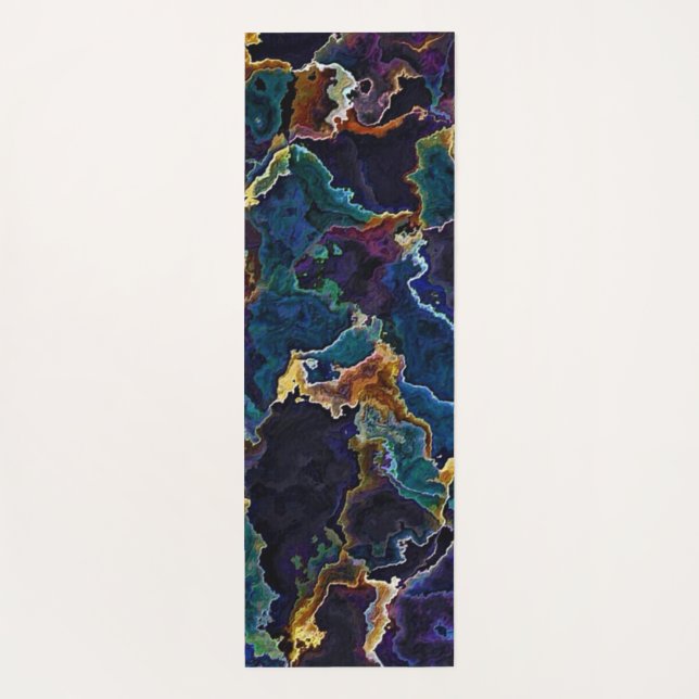 Oil Slick  Yoga Mat (Back)