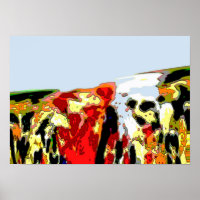 "Oil Spill" Sea of Colours Abstract