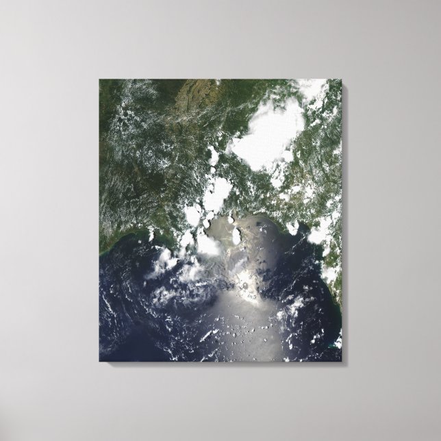 Oil spreads northeast canvas print (Front)