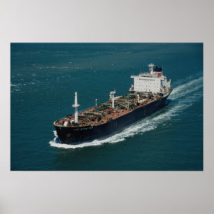 Oil tanker poster