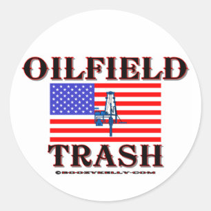 Oil Trash USA Oil Field Sticker