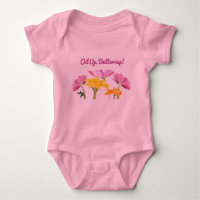 Oil Up, Buttercup! Baby Tutu Bodysuit