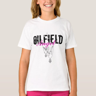 Oilfield Angel with necklace graphic T-Shirt