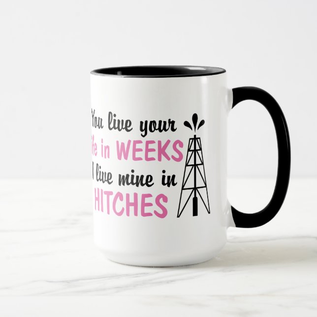Oilfield | Offshore Hitches Girlfriend or Wife Mug (Right)