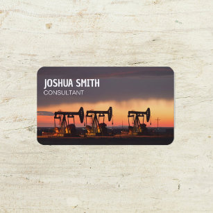 Oilfield Petroleum Oil Company Business Card
