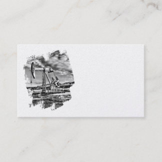 Oilfield Pumpjack Business Card
