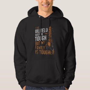 Oilfield Worker Oil Rig Well Driller Drilling Dril Hoodie