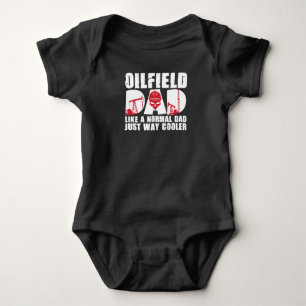 Oilfield Worker Rig Drilling Roughneck Oilfield Baby Bodysuit