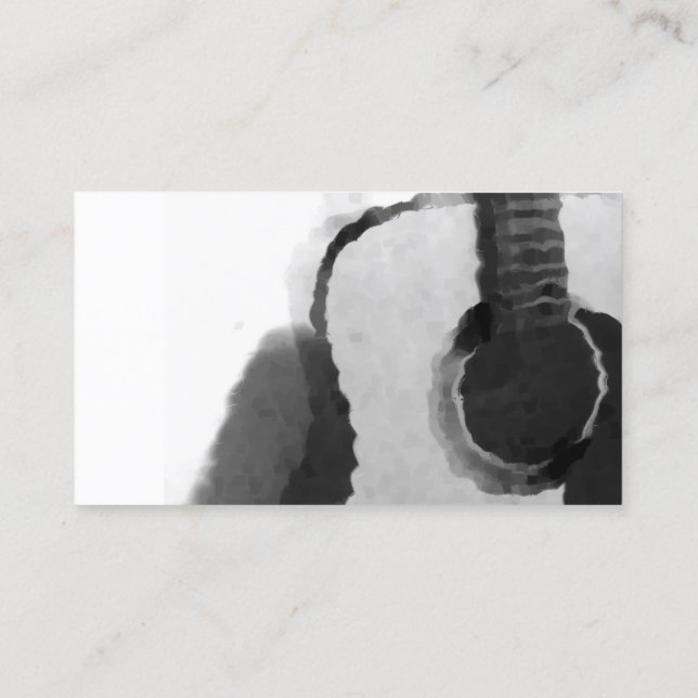 Oily Guitar  Business Card (Back)