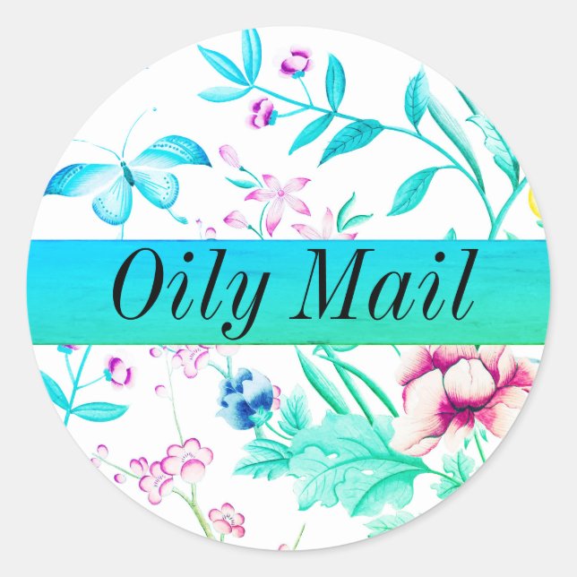 Oily Mail essential oils envelope seal matte (Front)