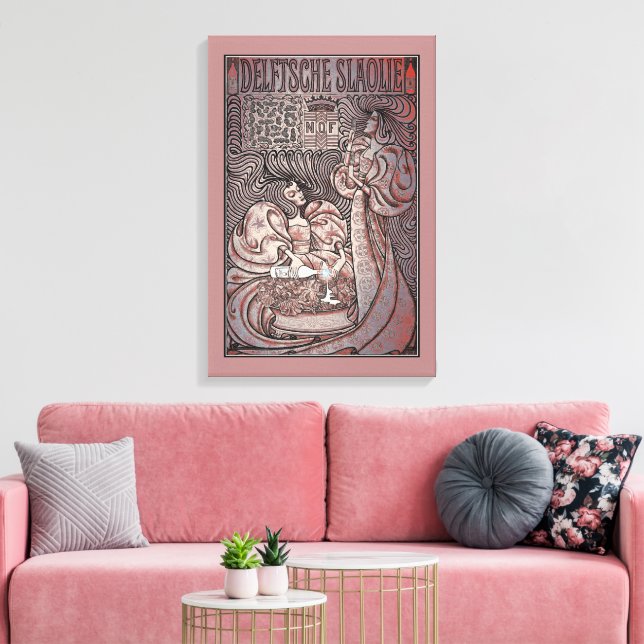 Oily Rapture Canvas Print (Insitu(LivingRoom))