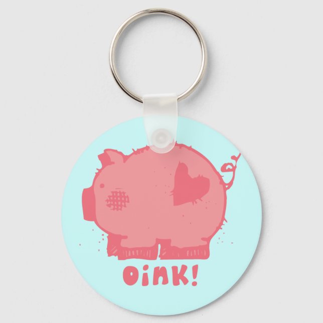 oink! keychain (Front)