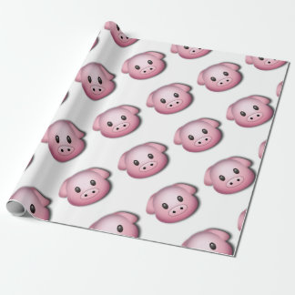 Oink Oink Cute Pig Wrapping Paper