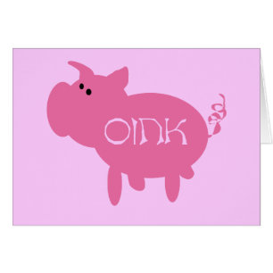 Oink Pink Pig Tshirts and Gifts