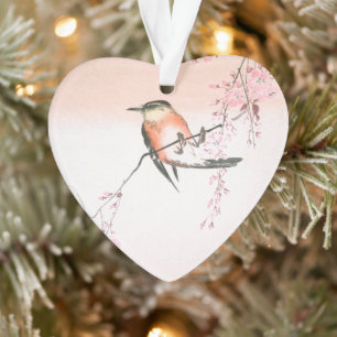 Oiseau à la cerise en pleurs - Shidarezakura ni ko