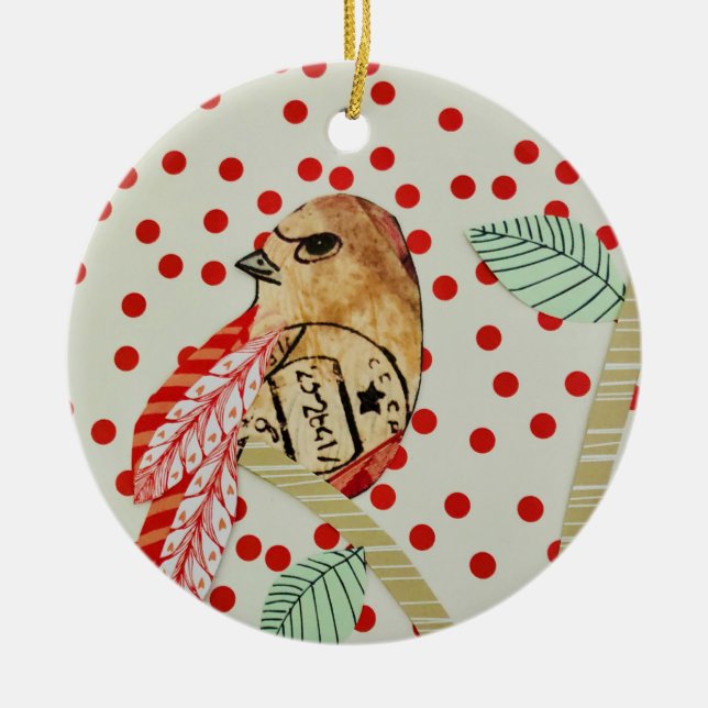 Oiseau artistique pour ornement du jardin (Devant)