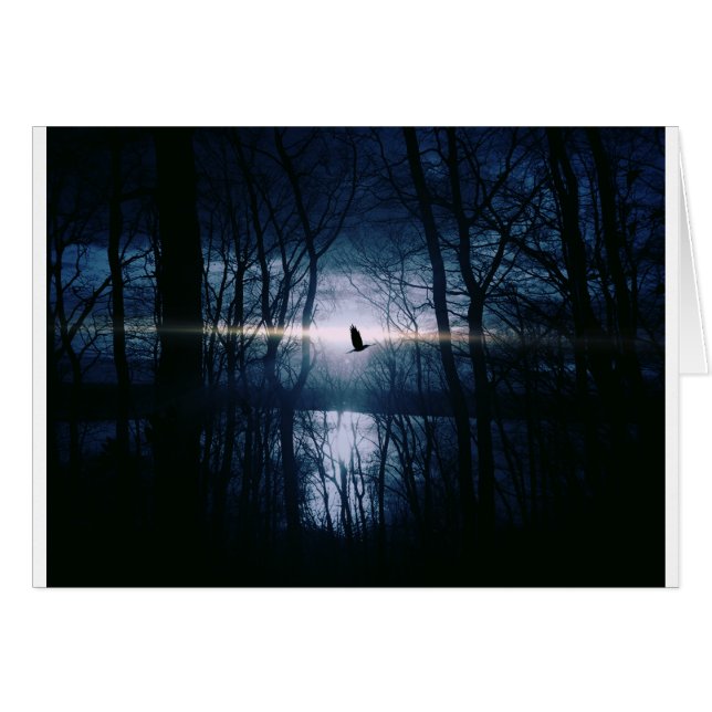 Oiseau au clair de lune (Devant horizontal)