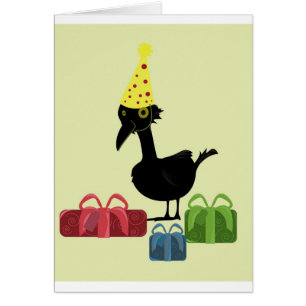 Oiseau avec des cadeaux