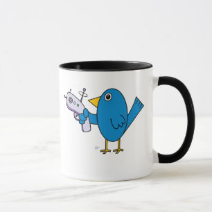 Oiseau avec Raygun - tasse
