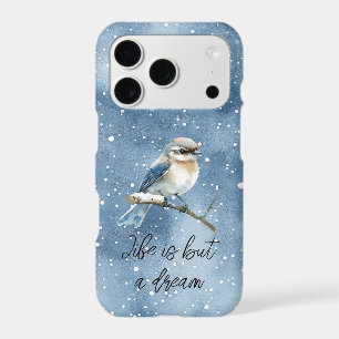 Oiseau bleu sur une branche d'arbre