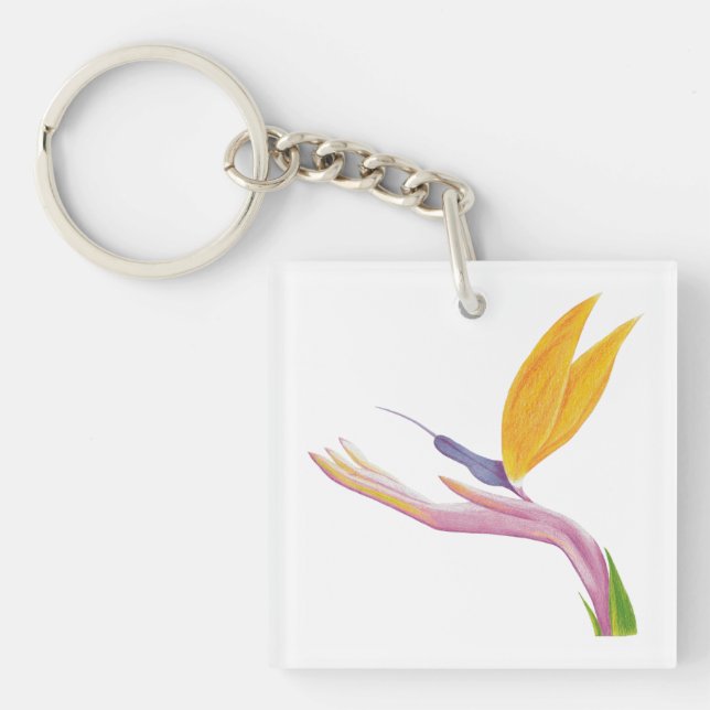 Oiseau coloré stylisé du paradis (Devant)