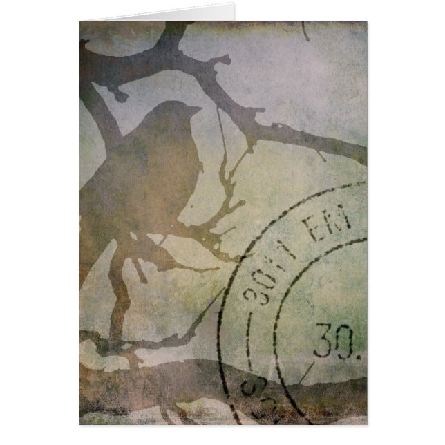 Oiseau dans une branche 2 (Devant)