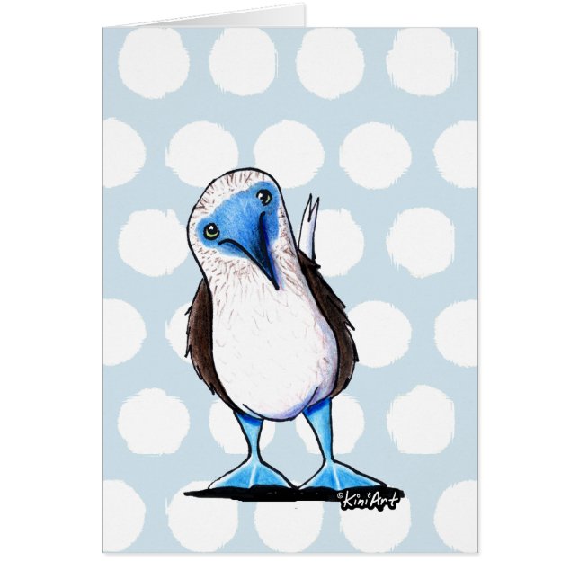 Oiseau de fond Pied Bleu (Devant)