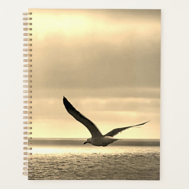 Oiseau de mer dans Sepia Planner (Devant)