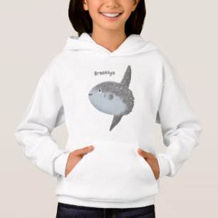 Oiseau de mer mola mola mignonne caricature