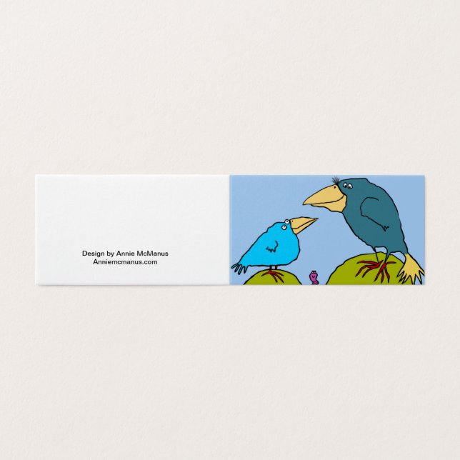 Oiseau drôle, animal, blette, toute occasion (Outside Unfolded)