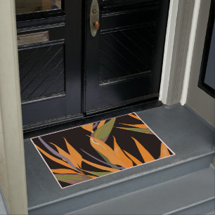 Oiseau du Paradis grand tapis de porte