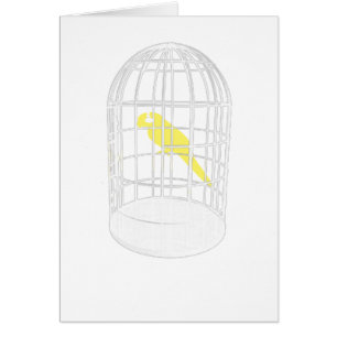 Oiseau en cage