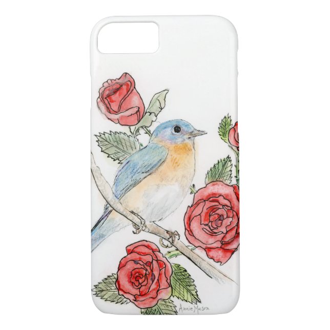 Oiseau et fleur de l'État de New York sur un coque (Dos)