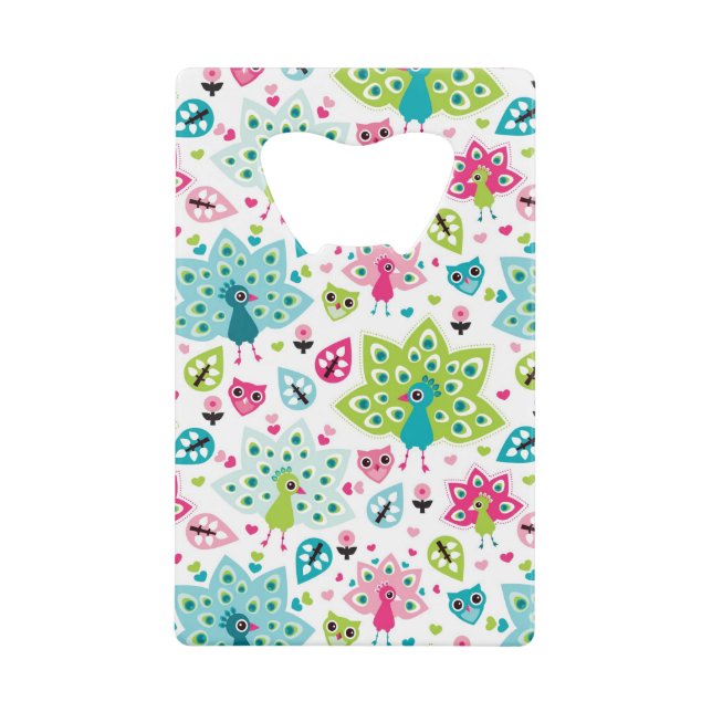 oiseau et hibou de paon (Devant)