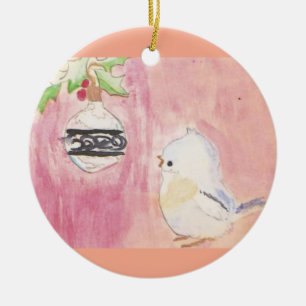 Oiseau et ornement de Noël