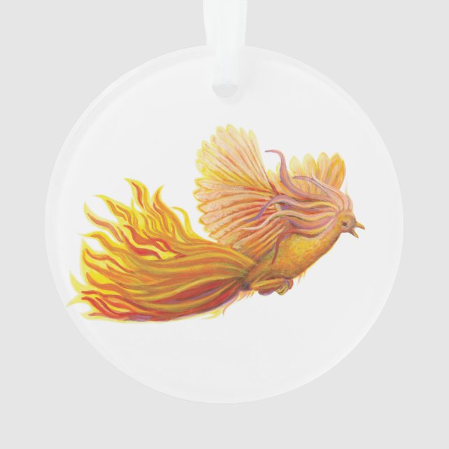 Oiseau Phénix s'élevant (dos)