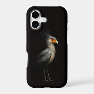 Oiseau Secrétaire Noir 4 Luxe iPhone 17 Mate