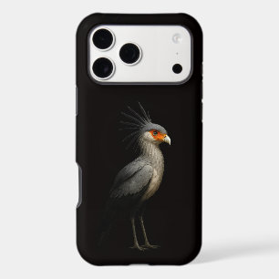 Oiseau Secrétaire Noir 4 Luxe iPhone 17 Pro Max