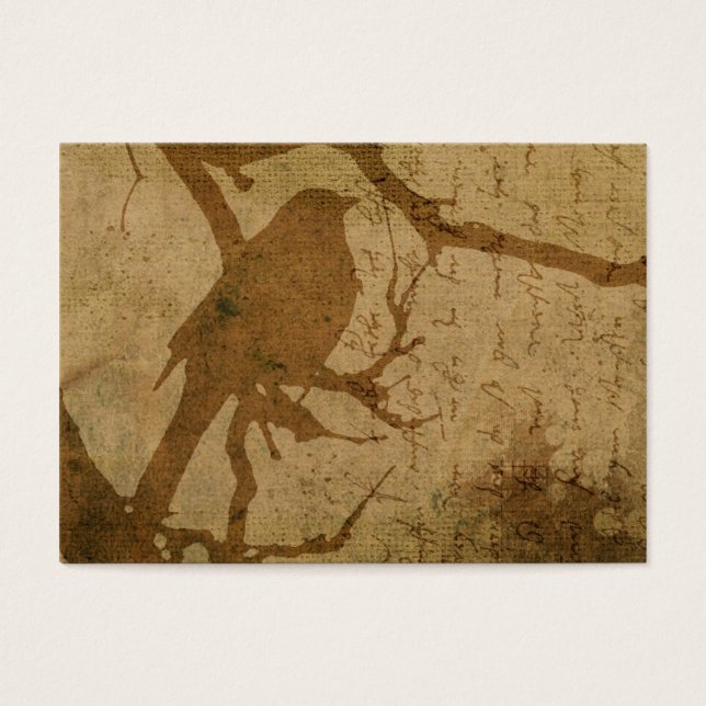 Oiseau sur une branche (Devant)