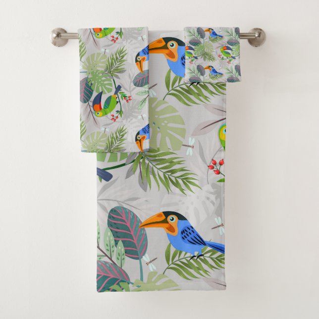Oiseau Toucan mignon, Motif de tous les jours, Aqu (En situation)
