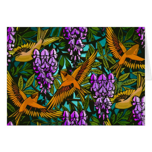 Oiseaux au milieu des bactéries (Devant horizontal)